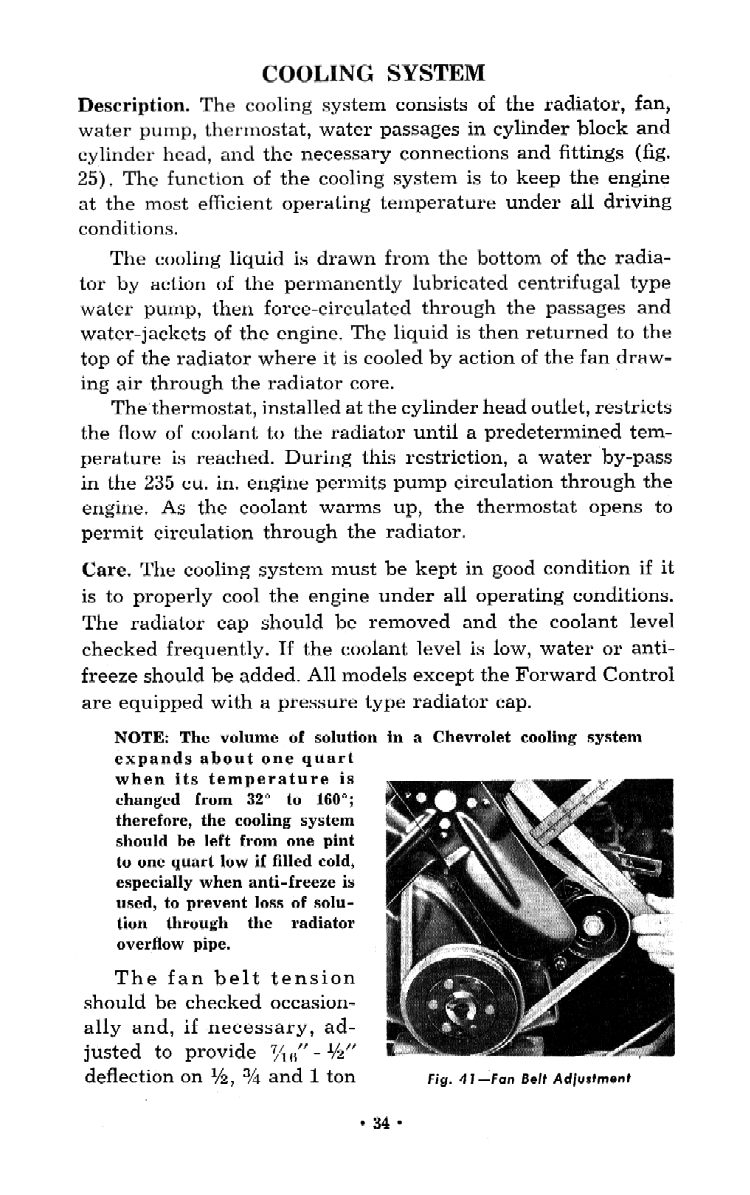 1953 Chevrolet Trucks Operators Manual Page 78